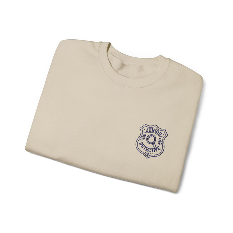 Nancy Drew Junior Detective EMBROIDERED Navy Version Unisex Crewneck Sweatshirt