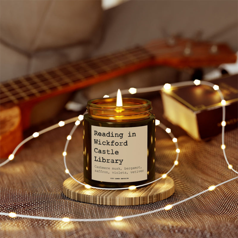 Reading in Wickford Castle Library Scented Candle