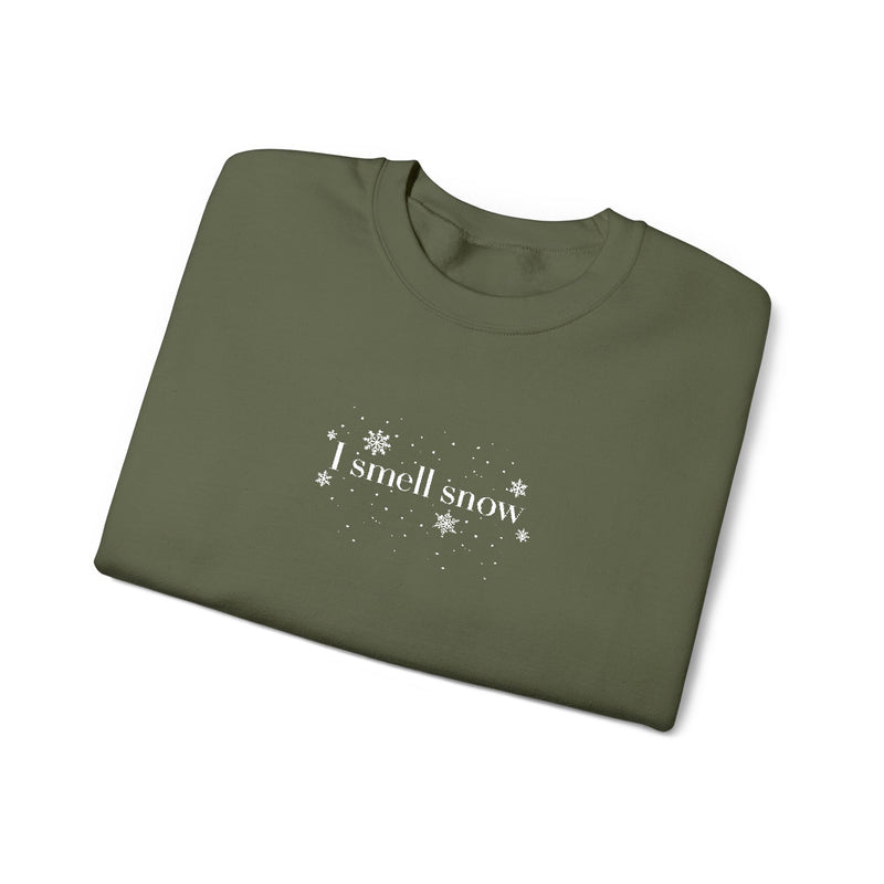 I Smell Snow EMBROIDERED Sweatshirt