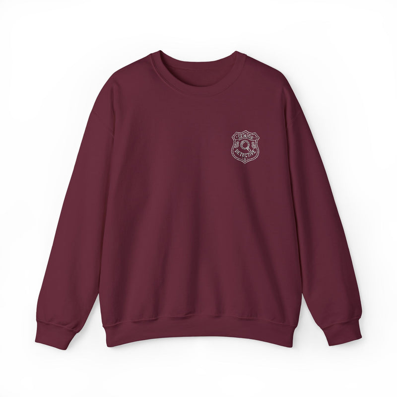 Nancy Drew Senior Detective EMBROIDERED Unisex Crewneck Sweatshirt
