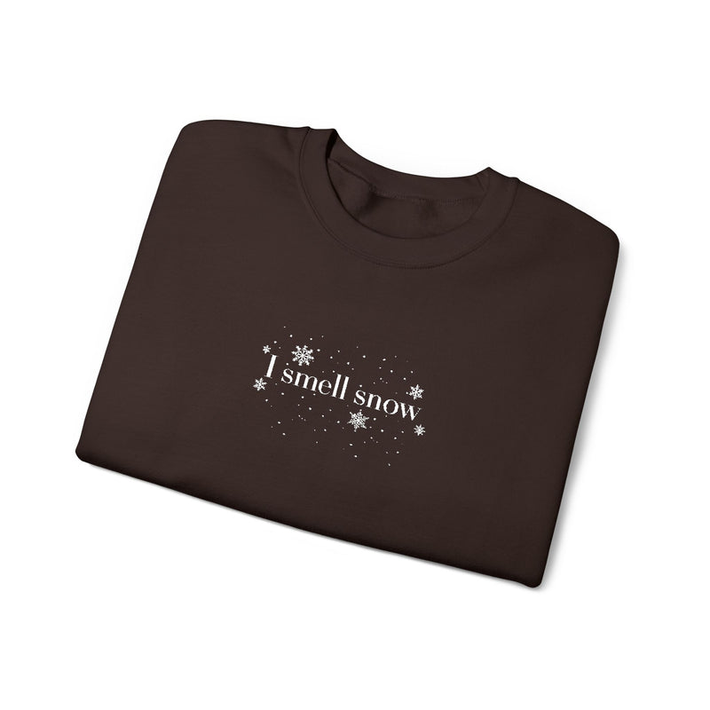 I Smell Snow EMBROIDERED Sweatshirt