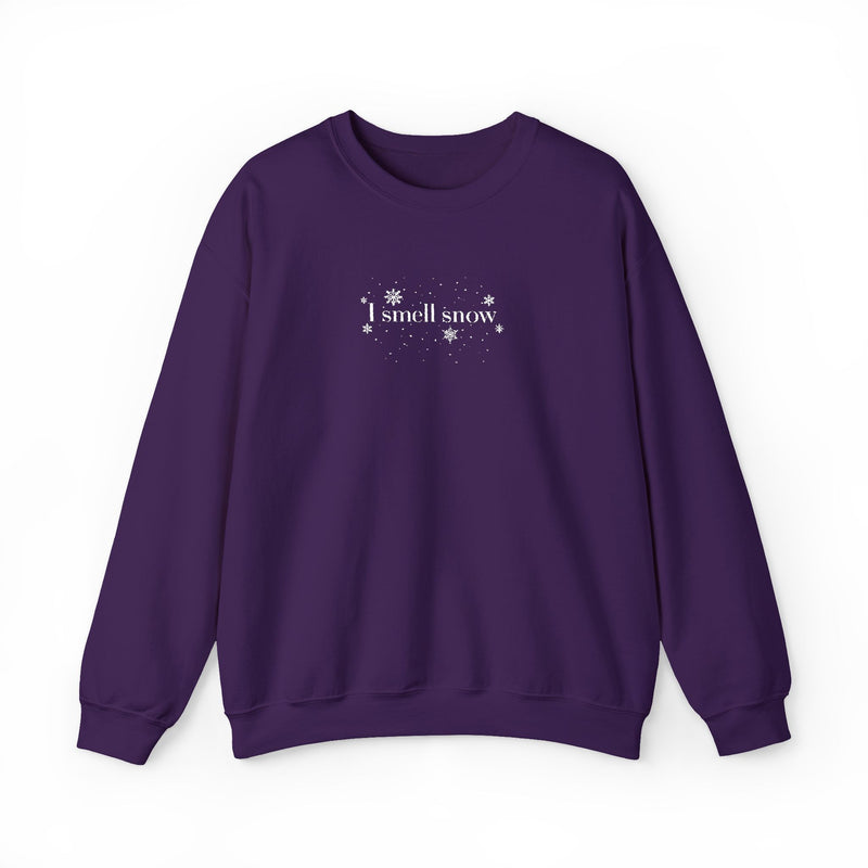 I Smell Snow EMBROIDERED Sweatshirt