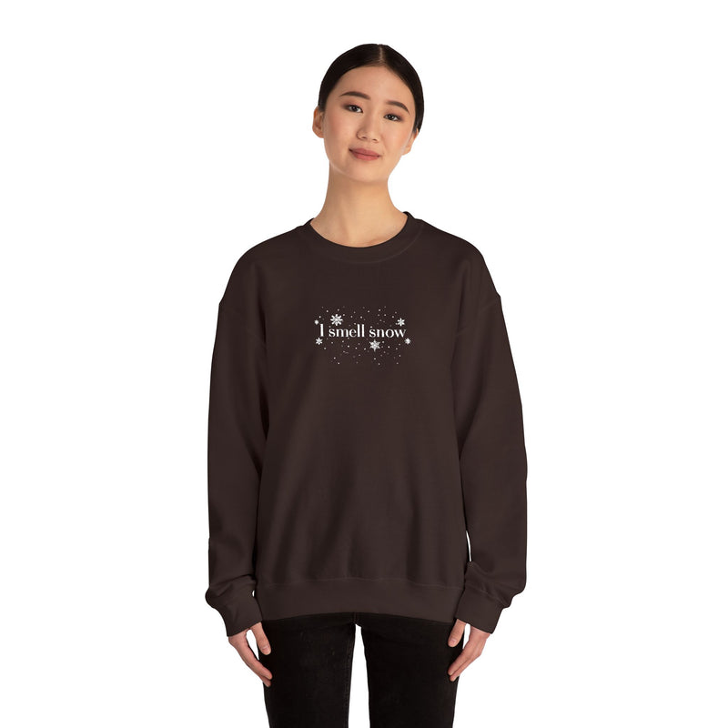 I Smell Snow EMBROIDERED Sweatshirt