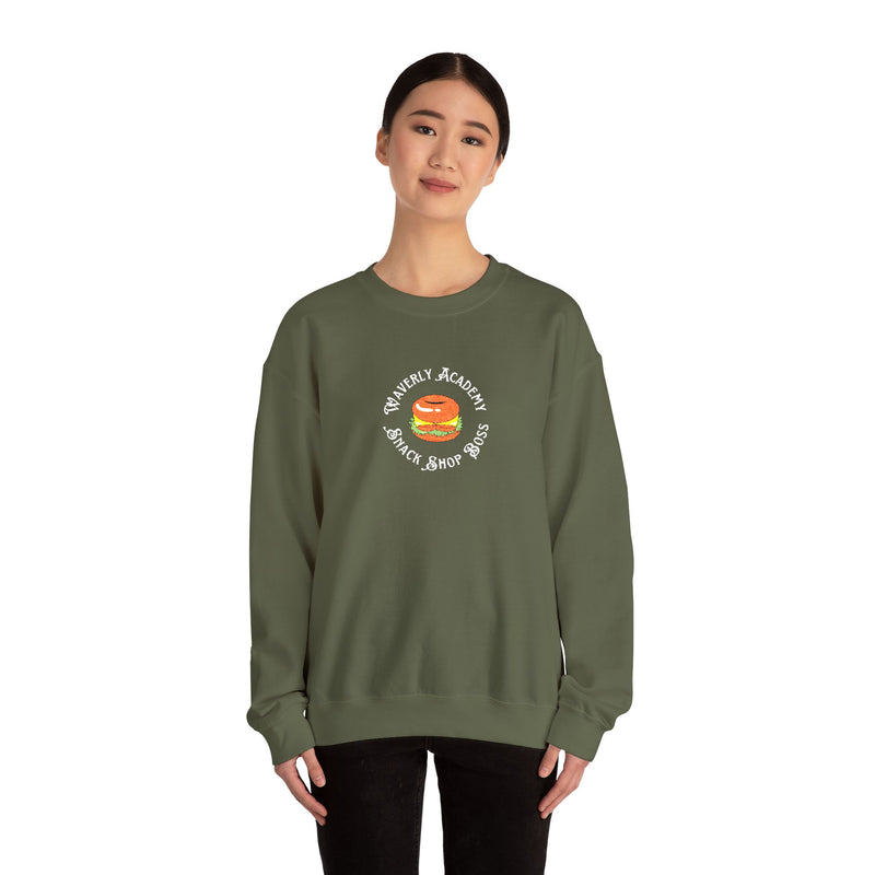 Waverly Snack Shop Boss EMBROIDERED Large Logo Sweatshirt Nancy Drew