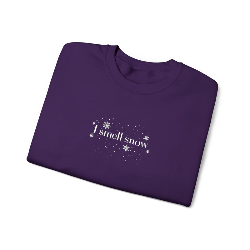 I Smell Snow EMBROIDERED Sweatshirt
