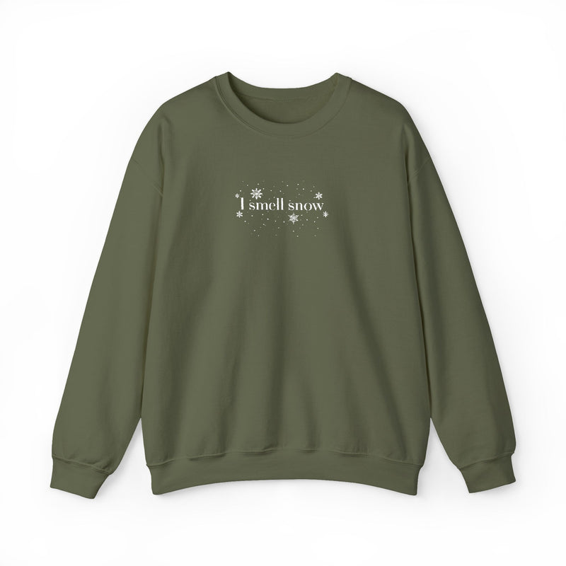 I Smell Snow EMBROIDERED Sweatshirt