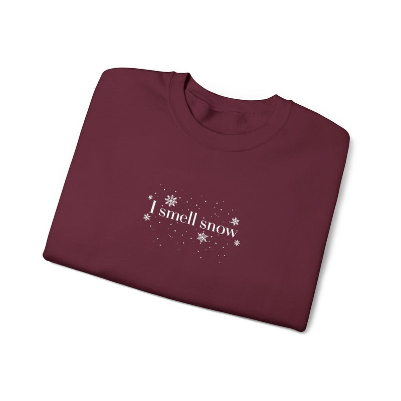 I Smell Snow EMBROIDERED Sweatshirt