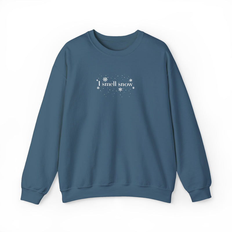 I Smell Snow EMBROIDERED Sweatshirt