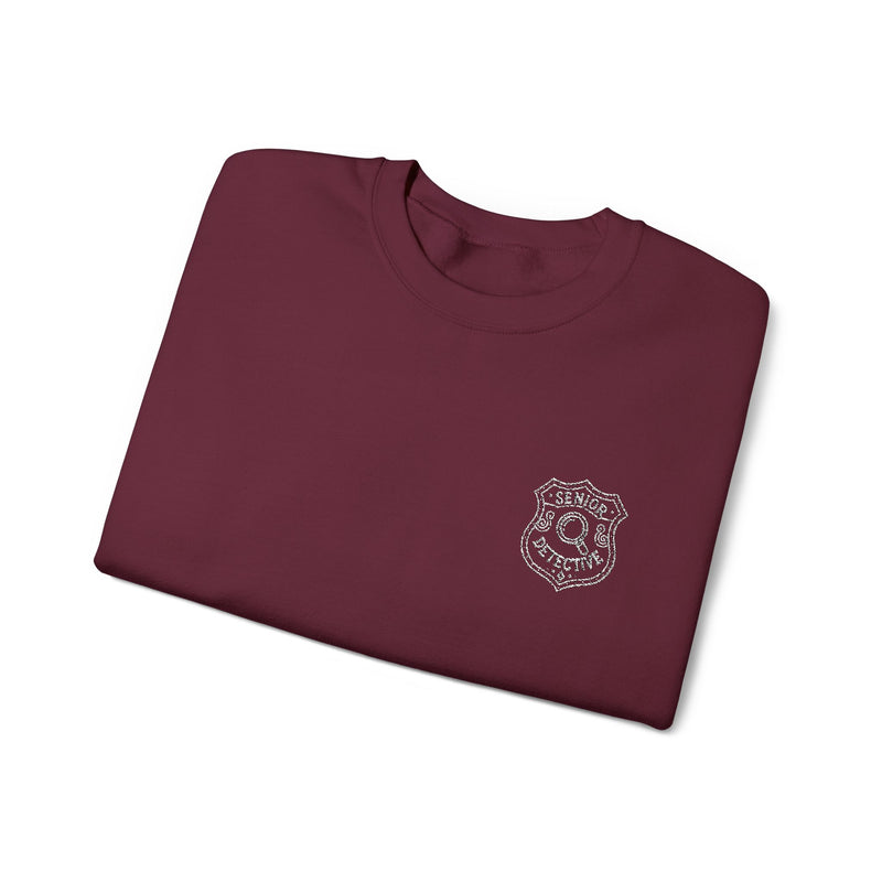Nancy Drew Senior Detective EMBROIDERED Unisex Crewneck Sweatshirt