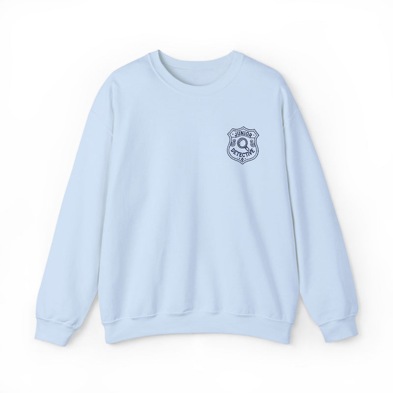 Nancy Drew Junior Detective EMBROIDERED Navy Version Unisex Crewneck Sweatshirt