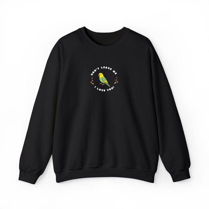 Lou Lou Don't Leave Me I Love You EMBROIDERED Sweatshirt Nancy Drew