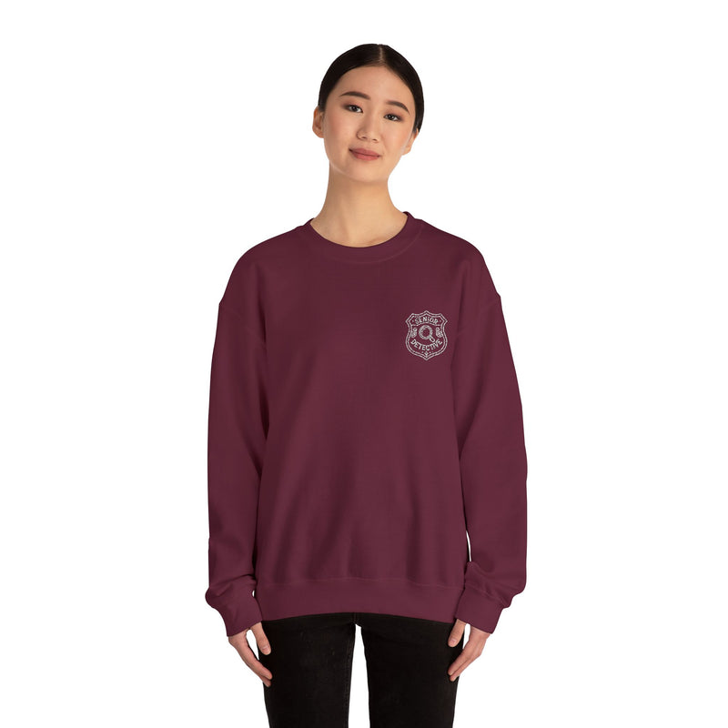 Nancy Drew Senior Detective EMBROIDERED Unisex Crewneck Sweatshirt