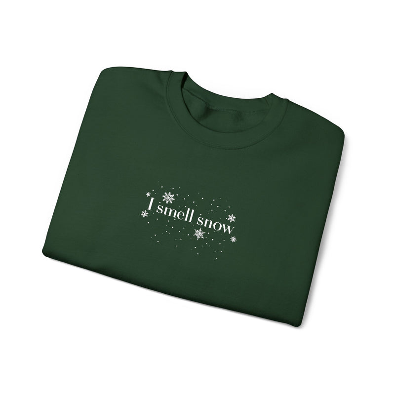 I Smell Snow EMBROIDERED Sweatshirt