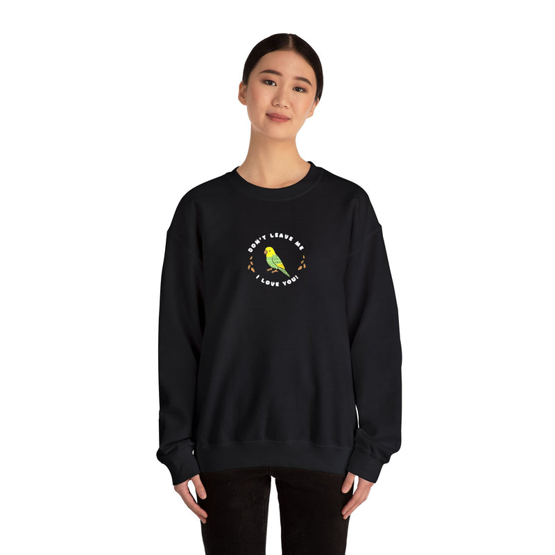 Lou Lou Don't Leave Me I Love You EMBROIDERED Sweatshirt Nancy Drew