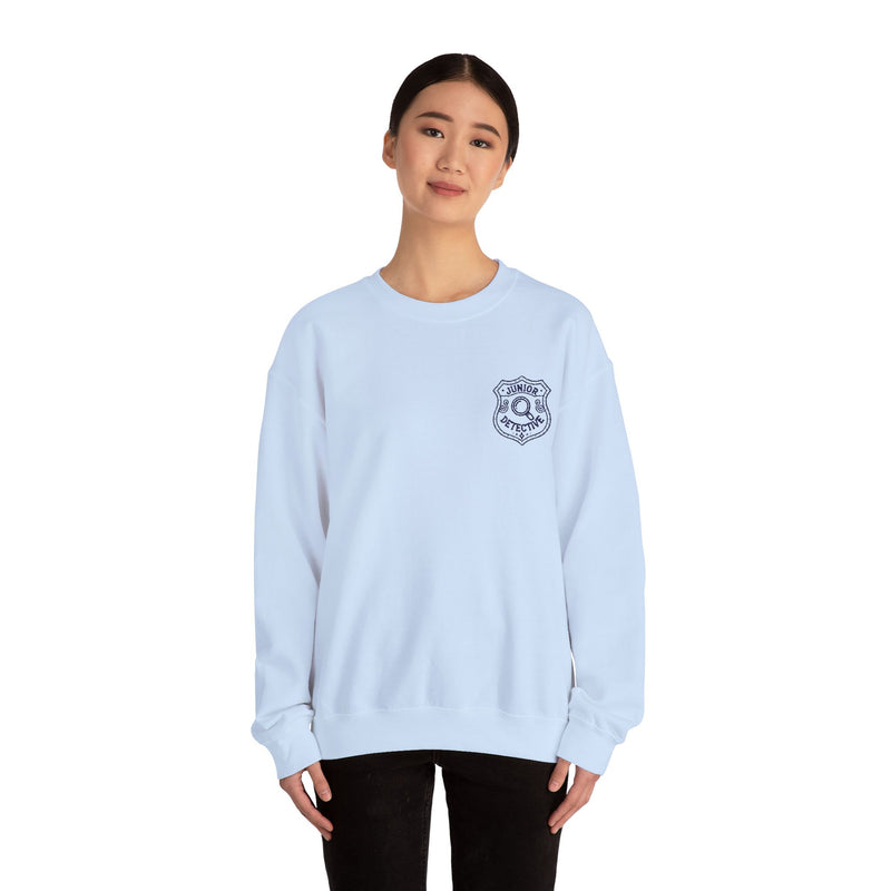 Nancy Drew Junior Detective EMBROIDERED Navy Version Unisex Crewneck Sweatshirt