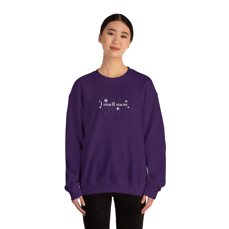 I Smell Snow EMBROIDERED Sweatshirt