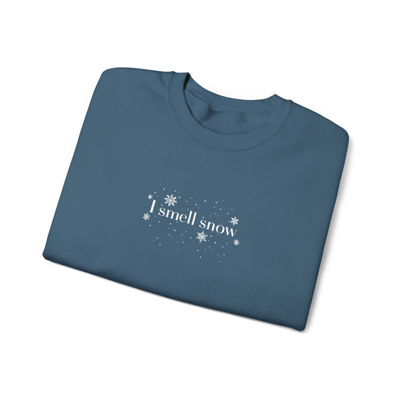 I Smell Snow EMBROIDERED Sweatshirt