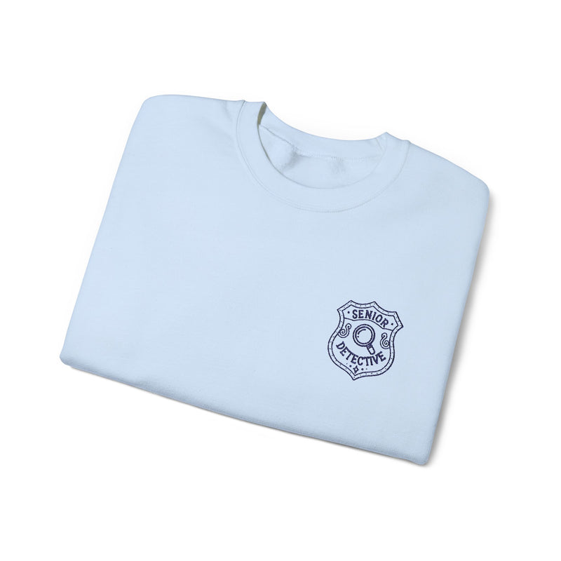 Nancy Drew Senior Detective EMBROIDERED Navy Version Unisex Crewneck Sweatshirt