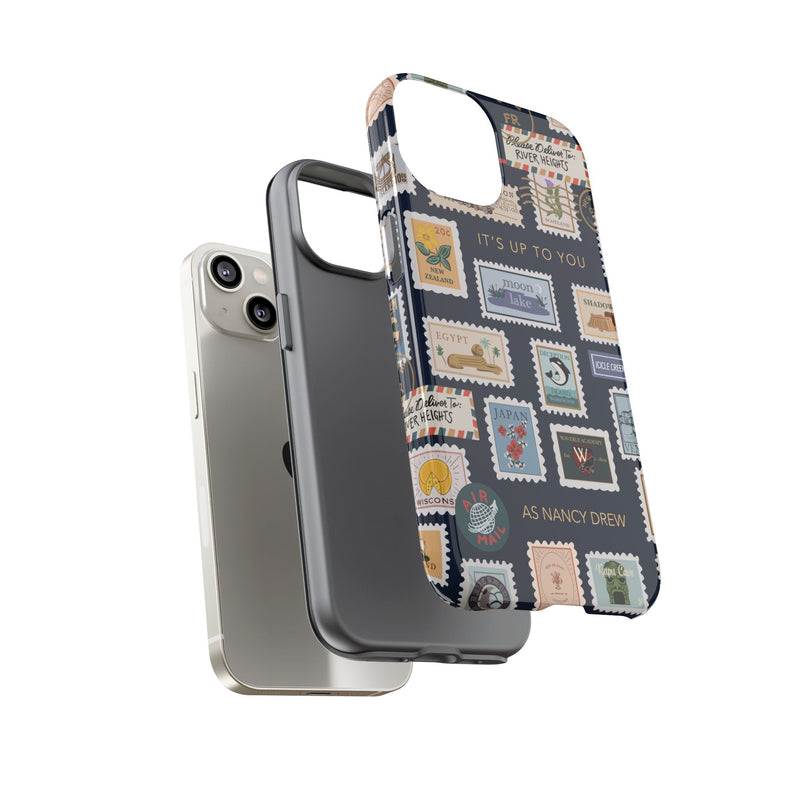 Nancy Drew Travel Stamps Phone Case