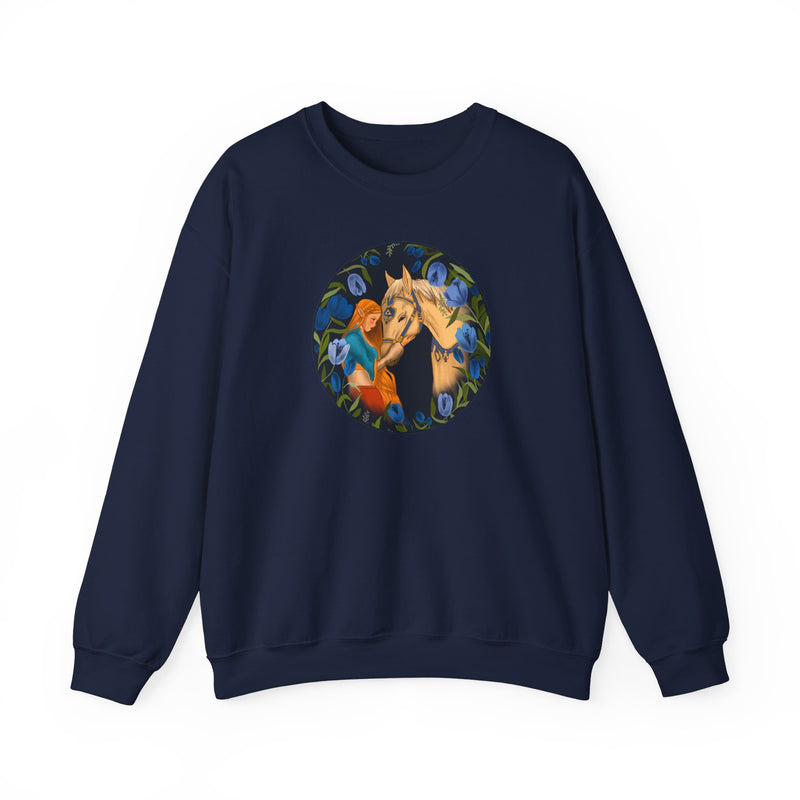 The Princess and Her Horse Sweatshirt