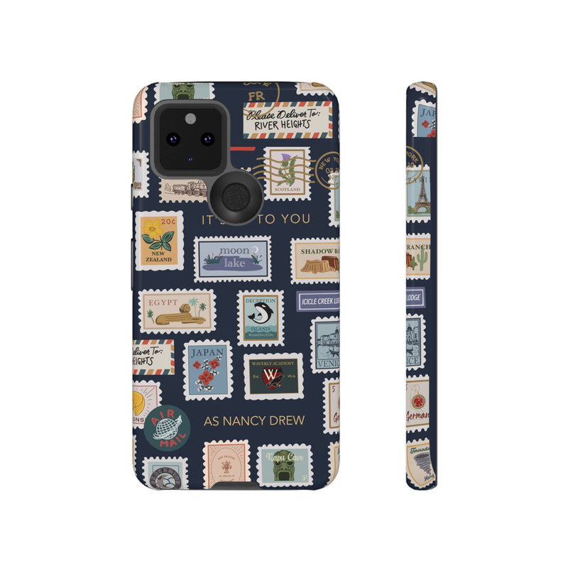 Nancy Drew Travel Stamps Phone Case