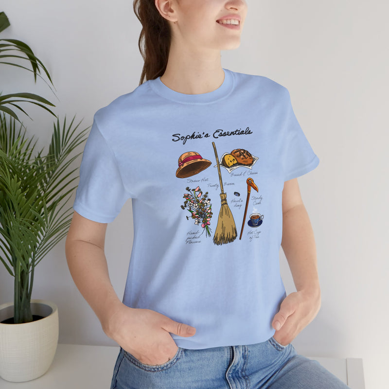 Sophie’s Essentials Tshirt | Unisex Short-sleeved Tshirt | Ghibli Inspired