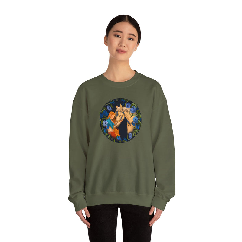 The Princess and Her Horse Sweatshirt