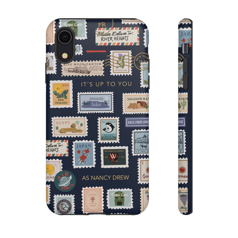 Nancy Drew Travel Stamps Phone Case