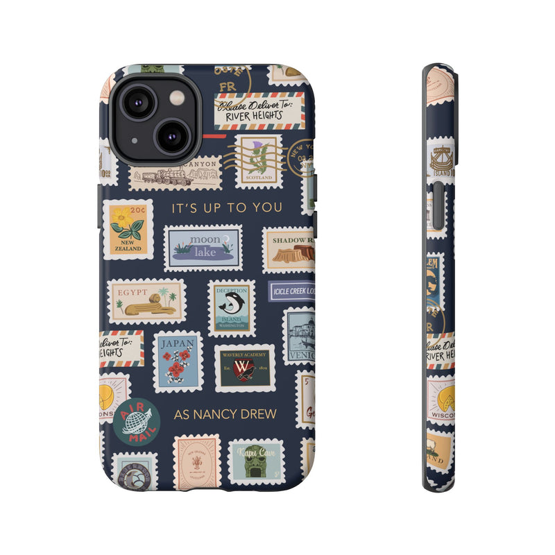 Nancy Drew Travel Stamps Phone Case