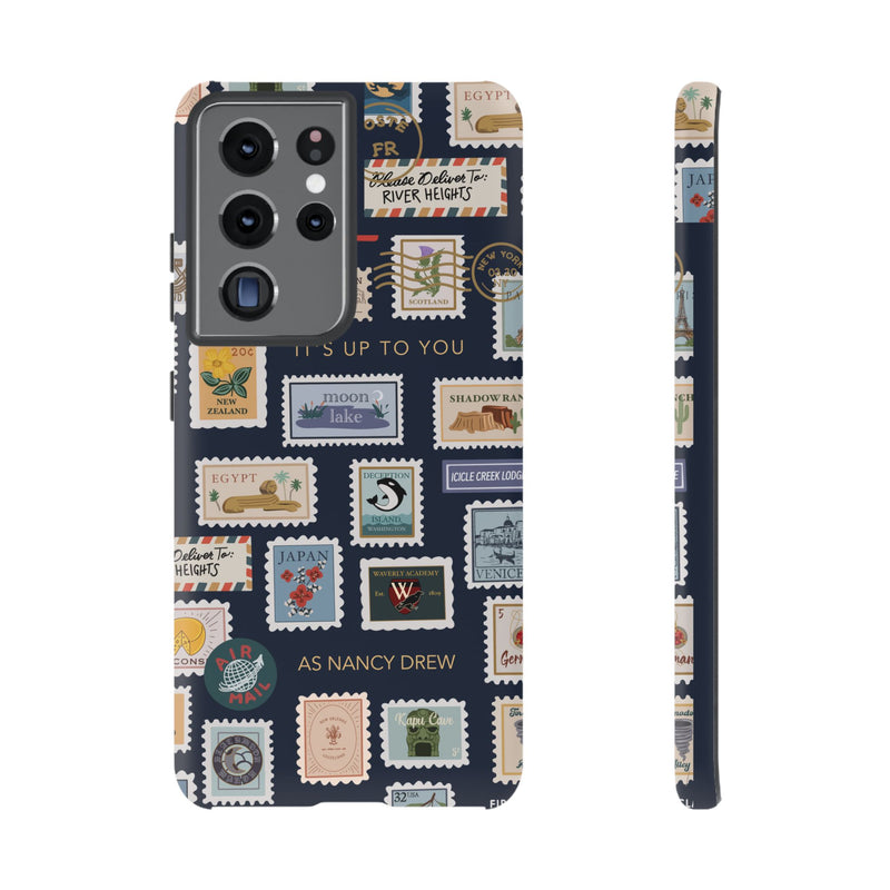 Nancy Drew Travel Stamps Phone Case