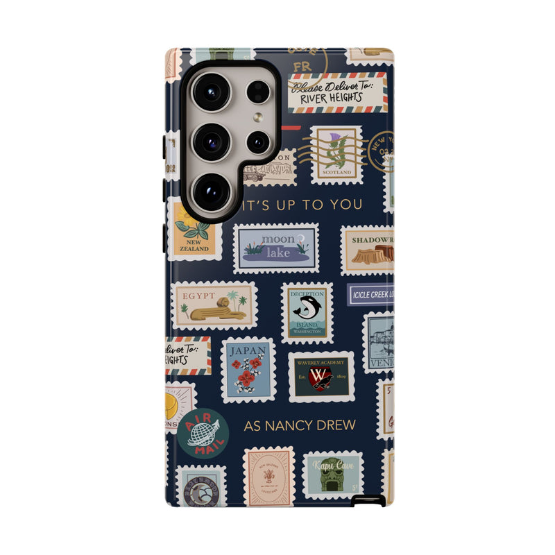 Nancy Drew Travel Stamps Phone Case