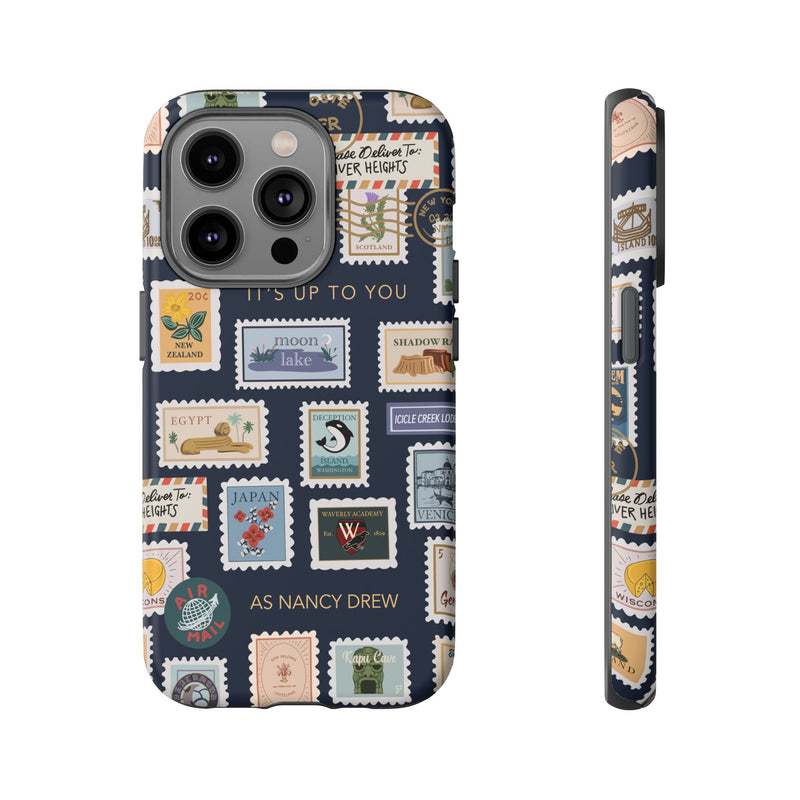 Nancy Drew Travel Stamps Phone Case