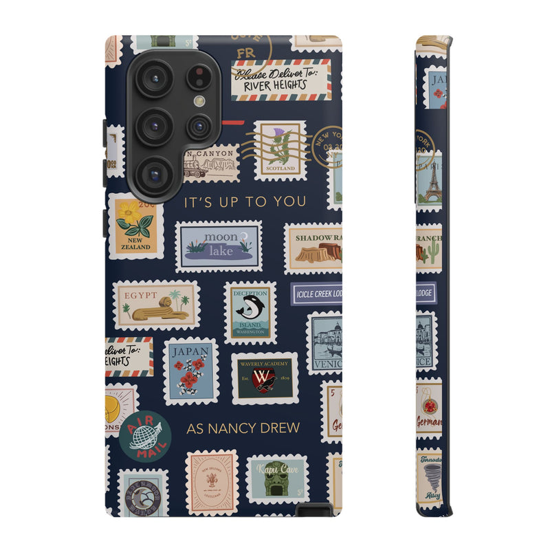 Nancy Drew Travel Stamps Phone Case