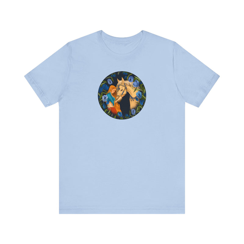 The Princess and Her Horse Unisex Tee