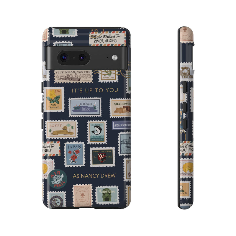 Nancy Drew Travel Stamps Phone Case