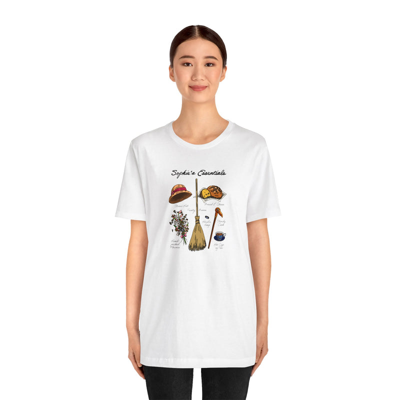 Sophie’s Essentials Tshirt | Unisex Short-sleeved Tshirt | Ghibli Inspired