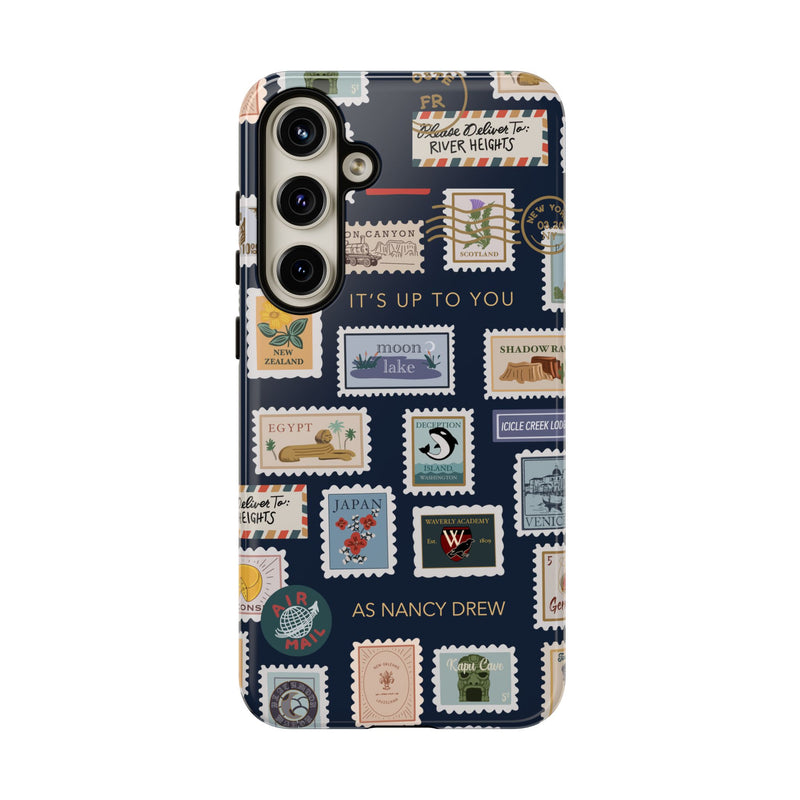 Nancy Drew Travel Stamps Phone Case