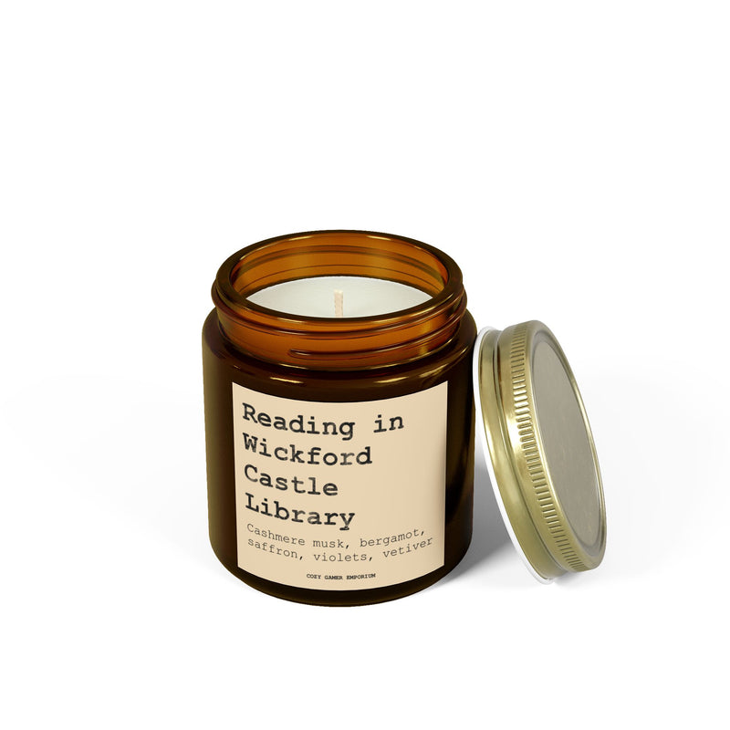 Reading in Wickford Castle Library Scented Candle