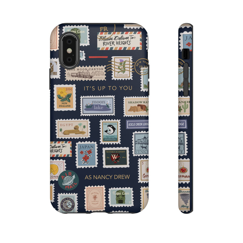 Nancy Drew Travel Stamps Phone Case