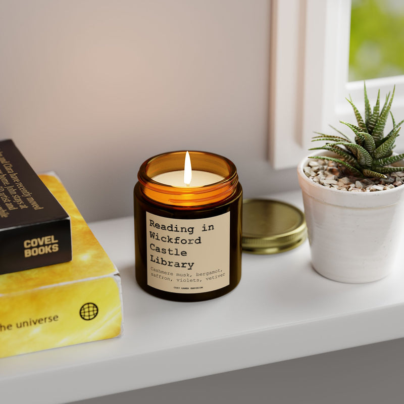 Reading in Wickford Castle Library Scented Candle