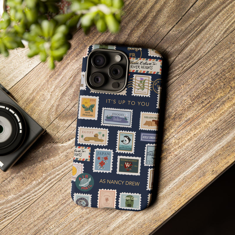 Nancy Drew Travel Stamps Phone Case