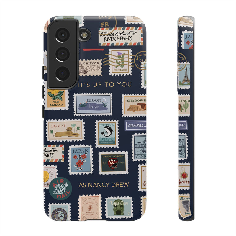 Nancy Drew Travel Stamps Phone Case