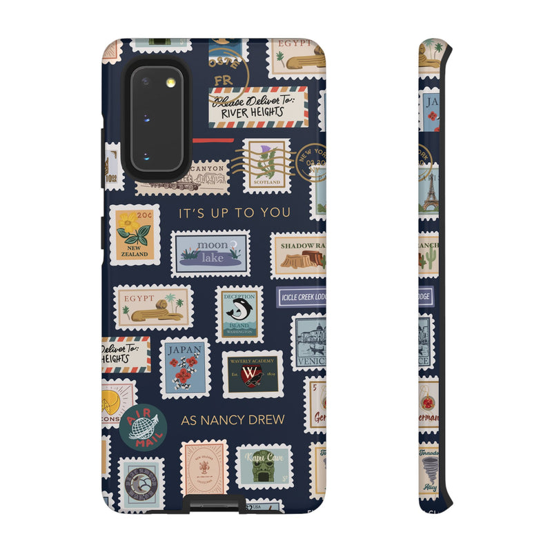 Nancy Drew Travel Stamps Phone Case