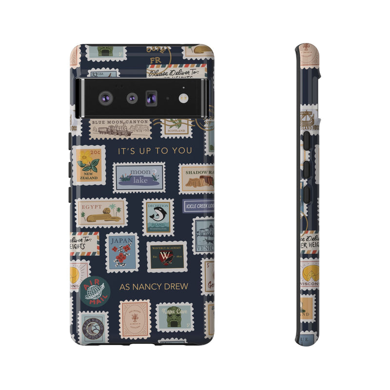 Nancy Drew Travel Stamps Phone Case