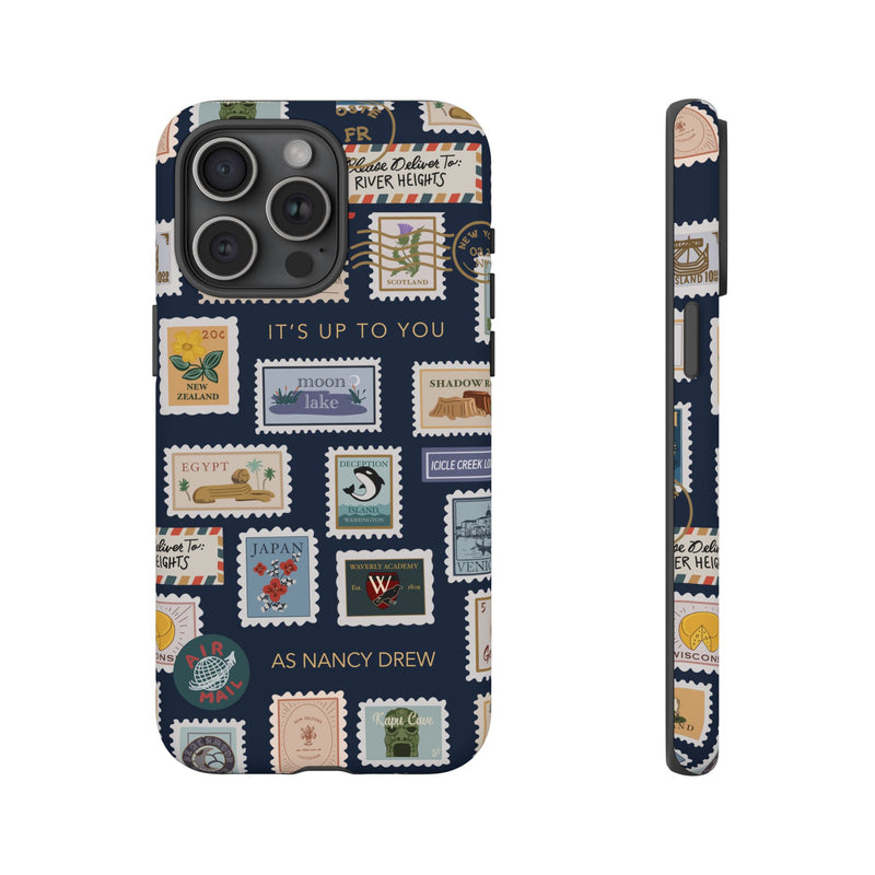 Nancy Drew Travel Stamps Phone Case