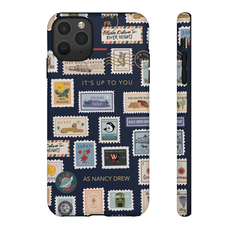 Nancy Drew Travel Stamps Phone Case