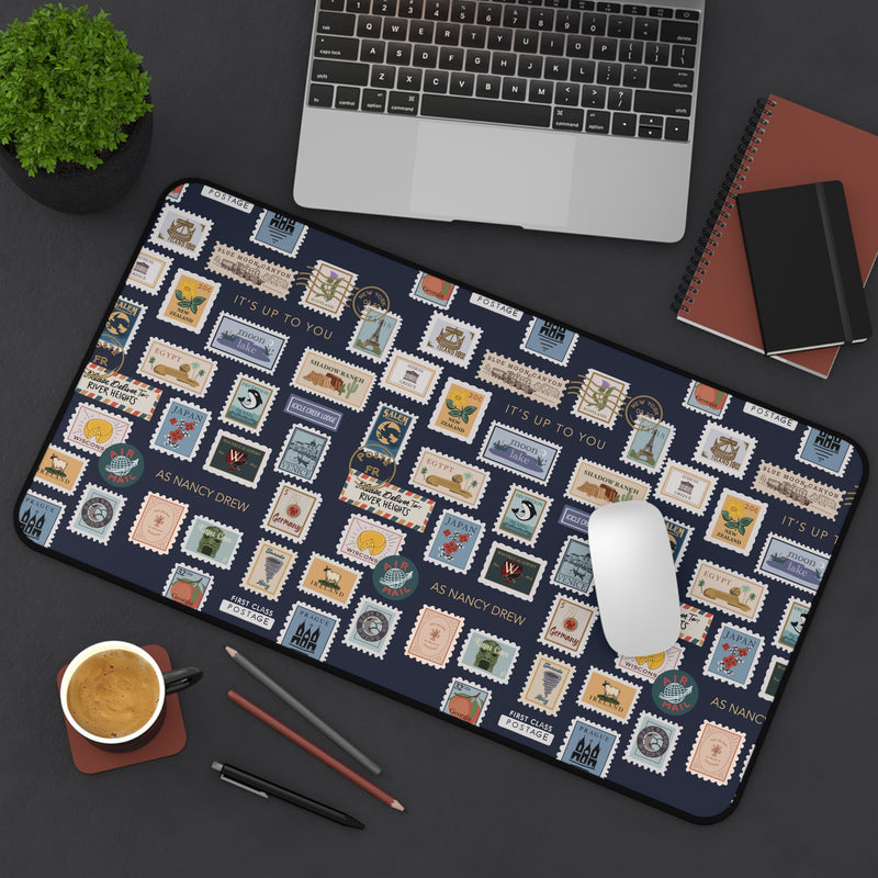 Nancy Drew Stamps Design Desk Mat (3 sizes)