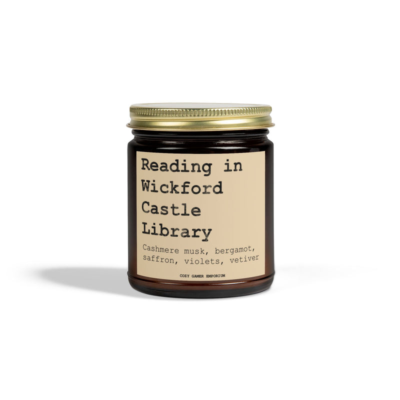 Reading in Wickford Castle Library Scented Candle