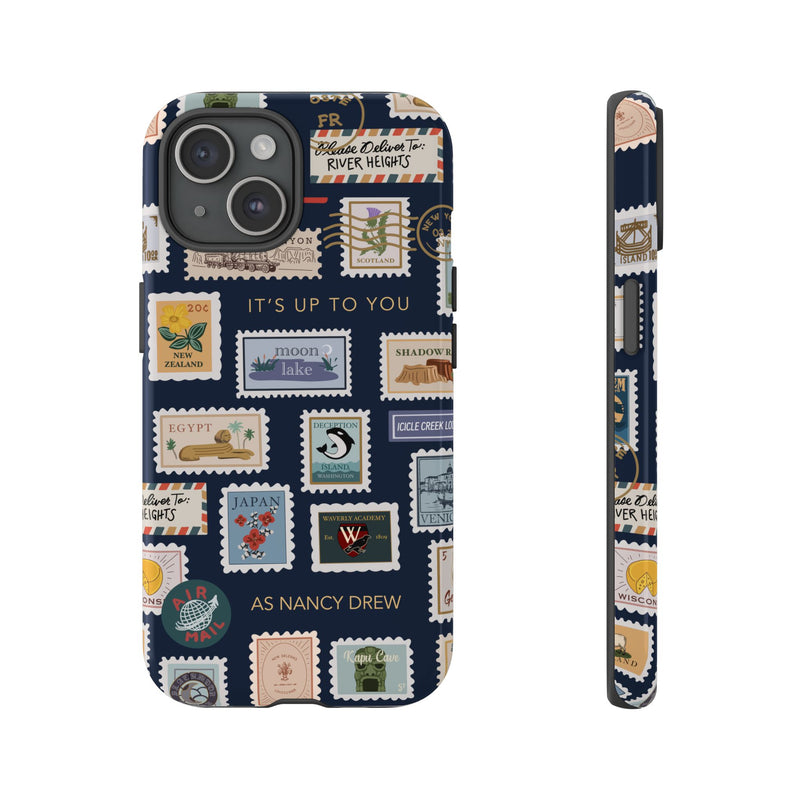 Nancy Drew Travel Stamps Phone Case