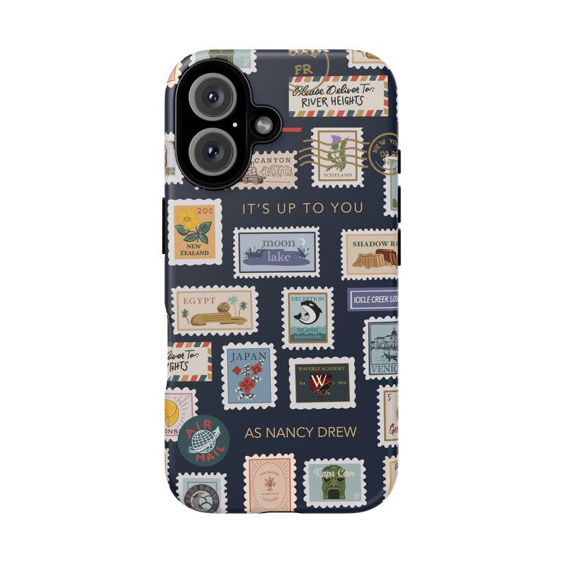 Nancy Drew Travel Stamps Phone Case